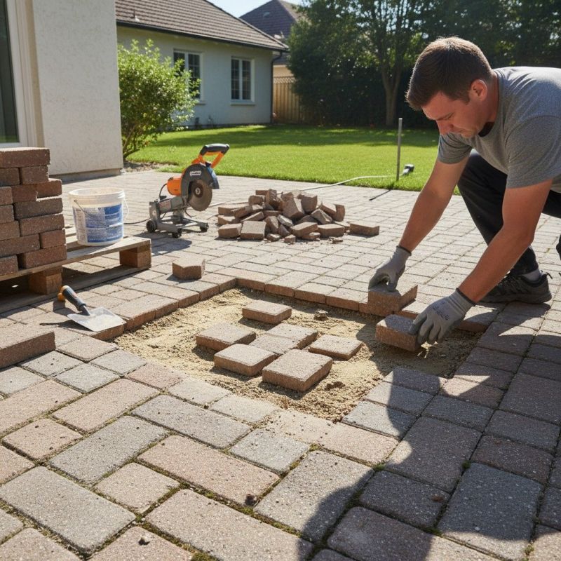 Local Porcelain Pavers Service pros at work