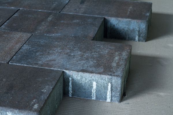 Slate Paver Laying